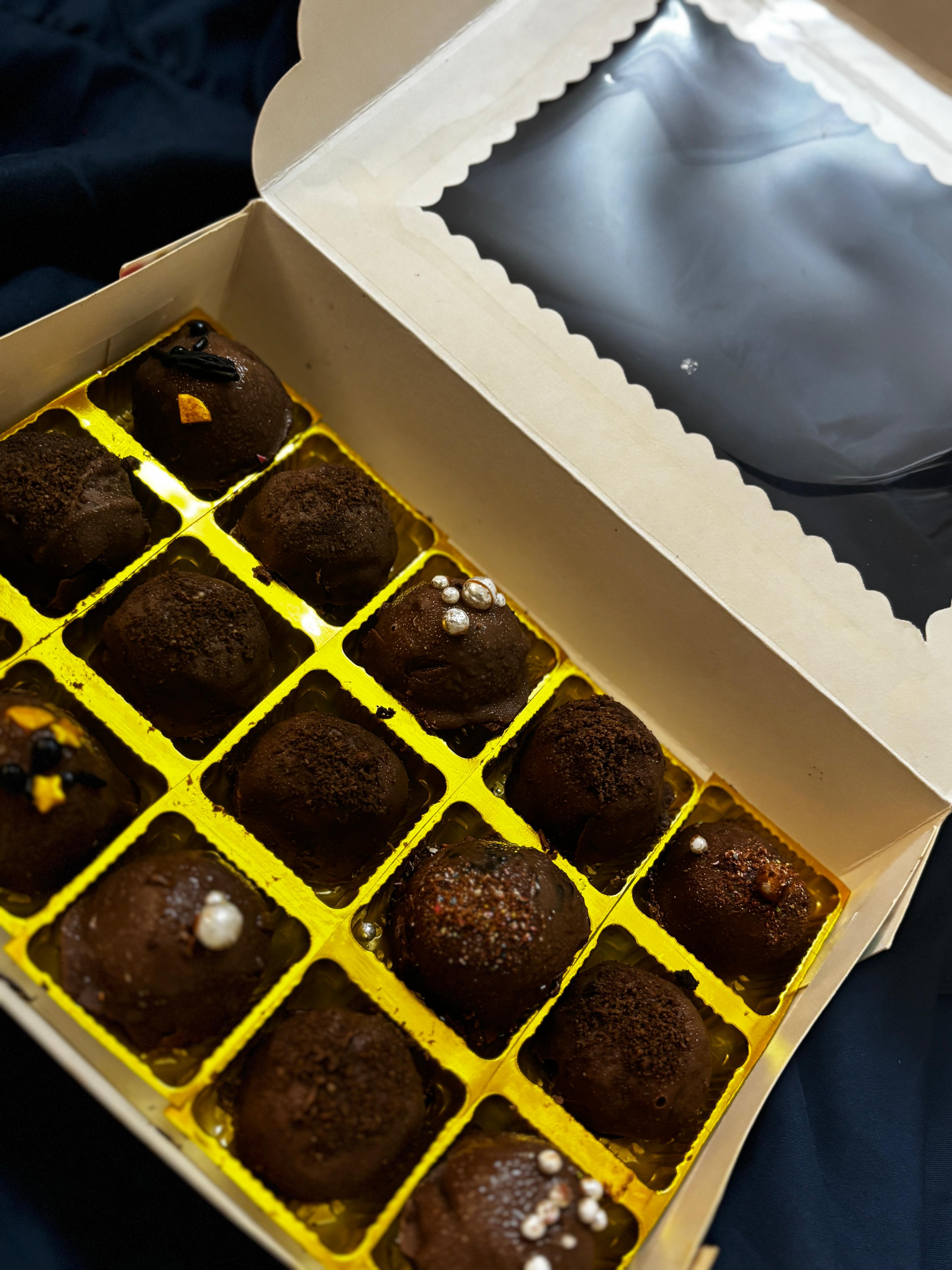Fresh truffle tray
